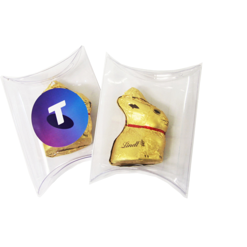 Pillow Pack with Gold 10g Lindt Bunny